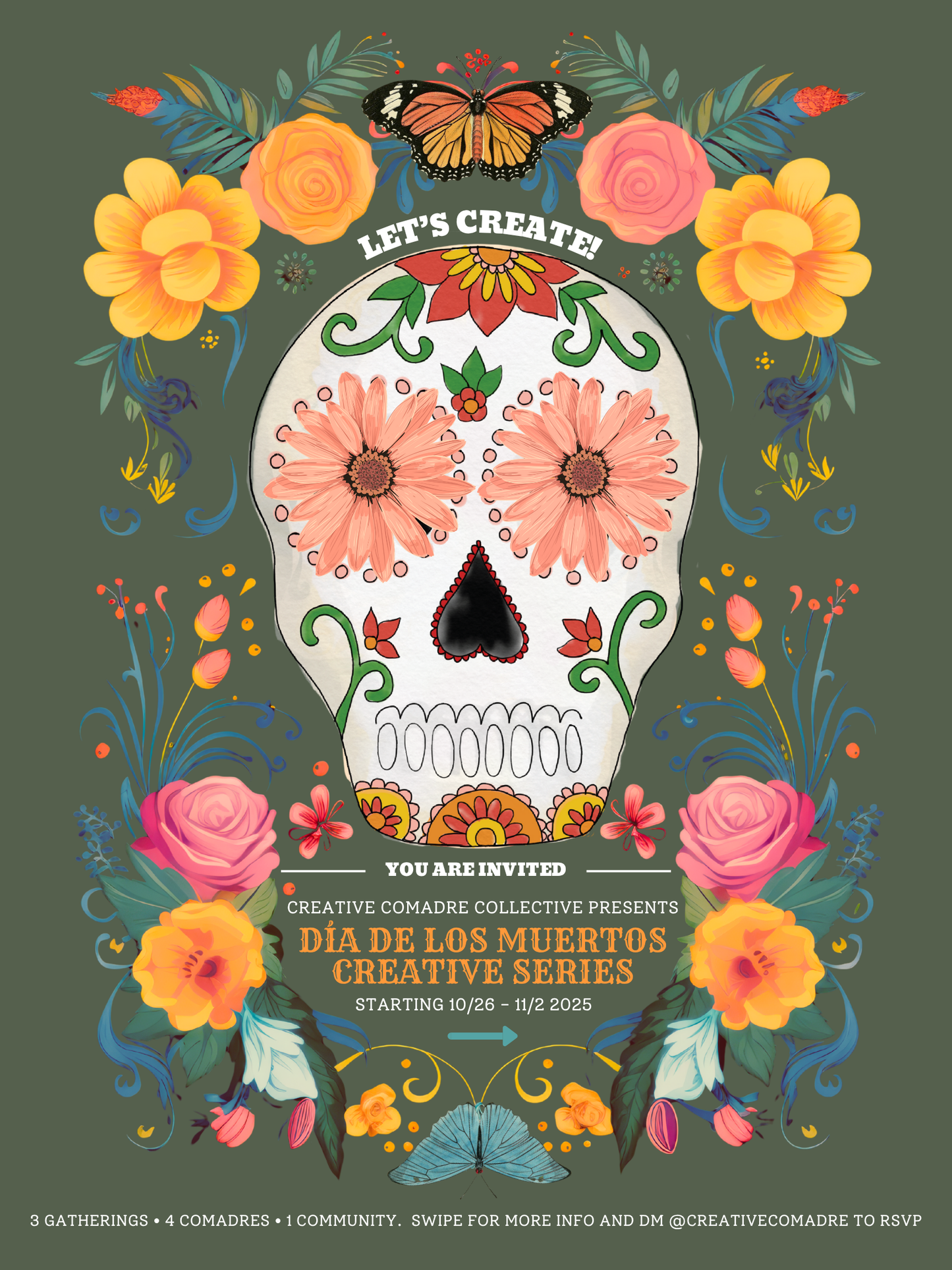 ✨ Creative Comadre Día de los Muertos Workshop Series