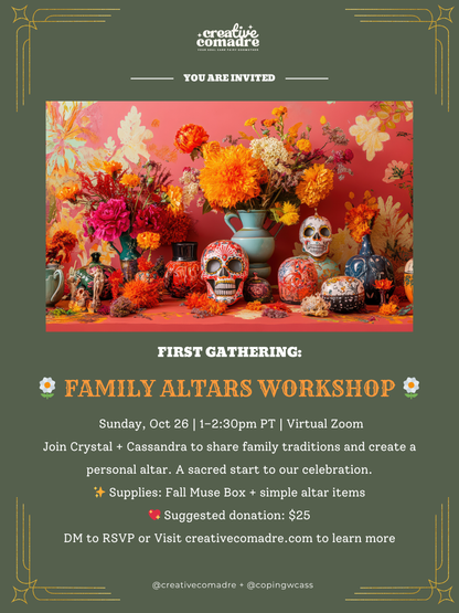 ✨ Creative Comadre Día de los Muertos Workshop Series
