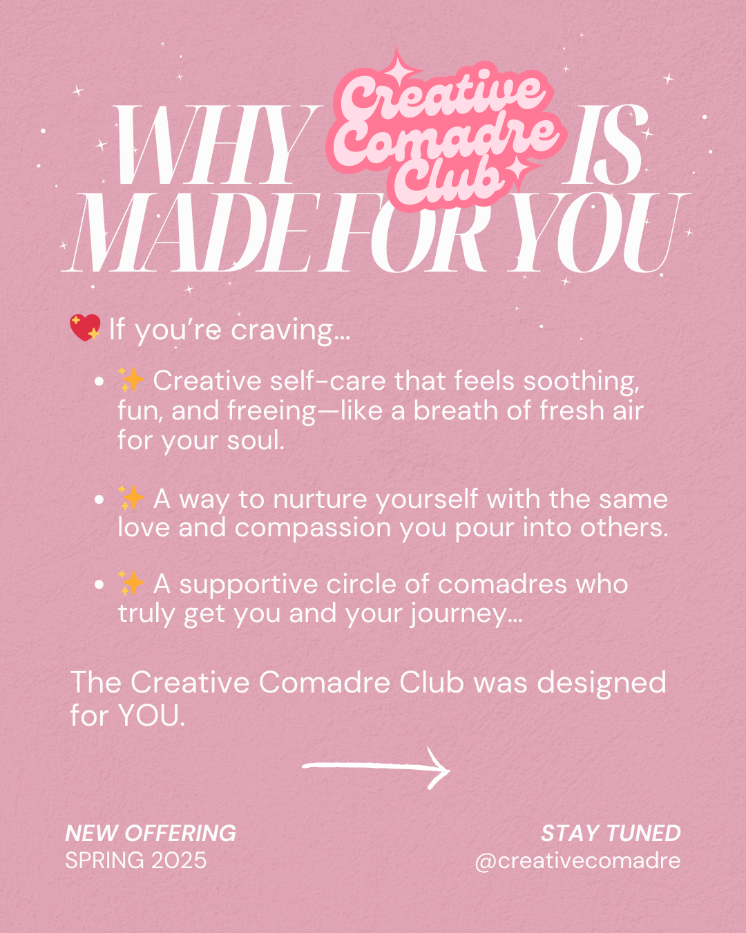 Creative Comadre Club – Join the Waitlist!