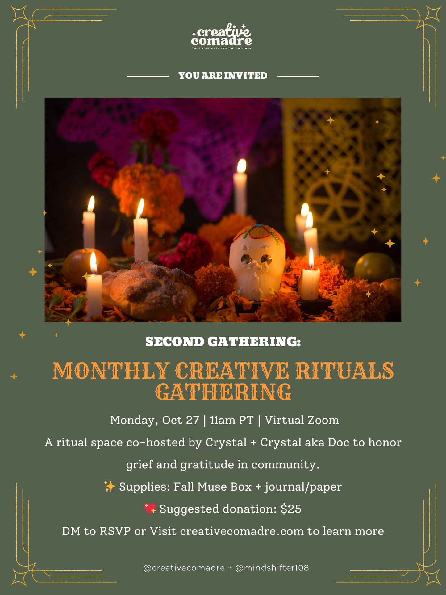 ✨ Creative Comadre Día de los Muertos Workshop Series