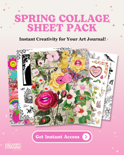 Spring Collage Sheet Pack – Instant Digital Download!