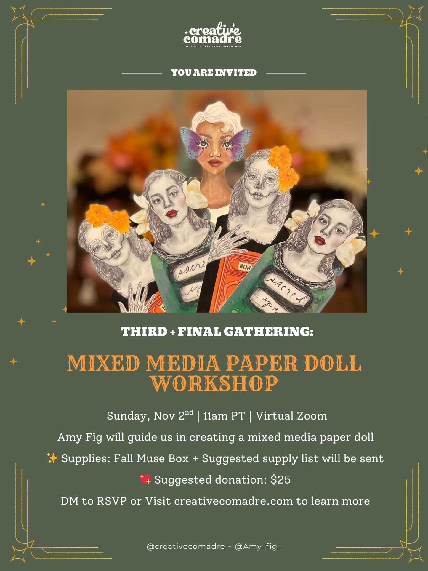 ✨ Creative Comadre Día de los Muertos Workshop Series