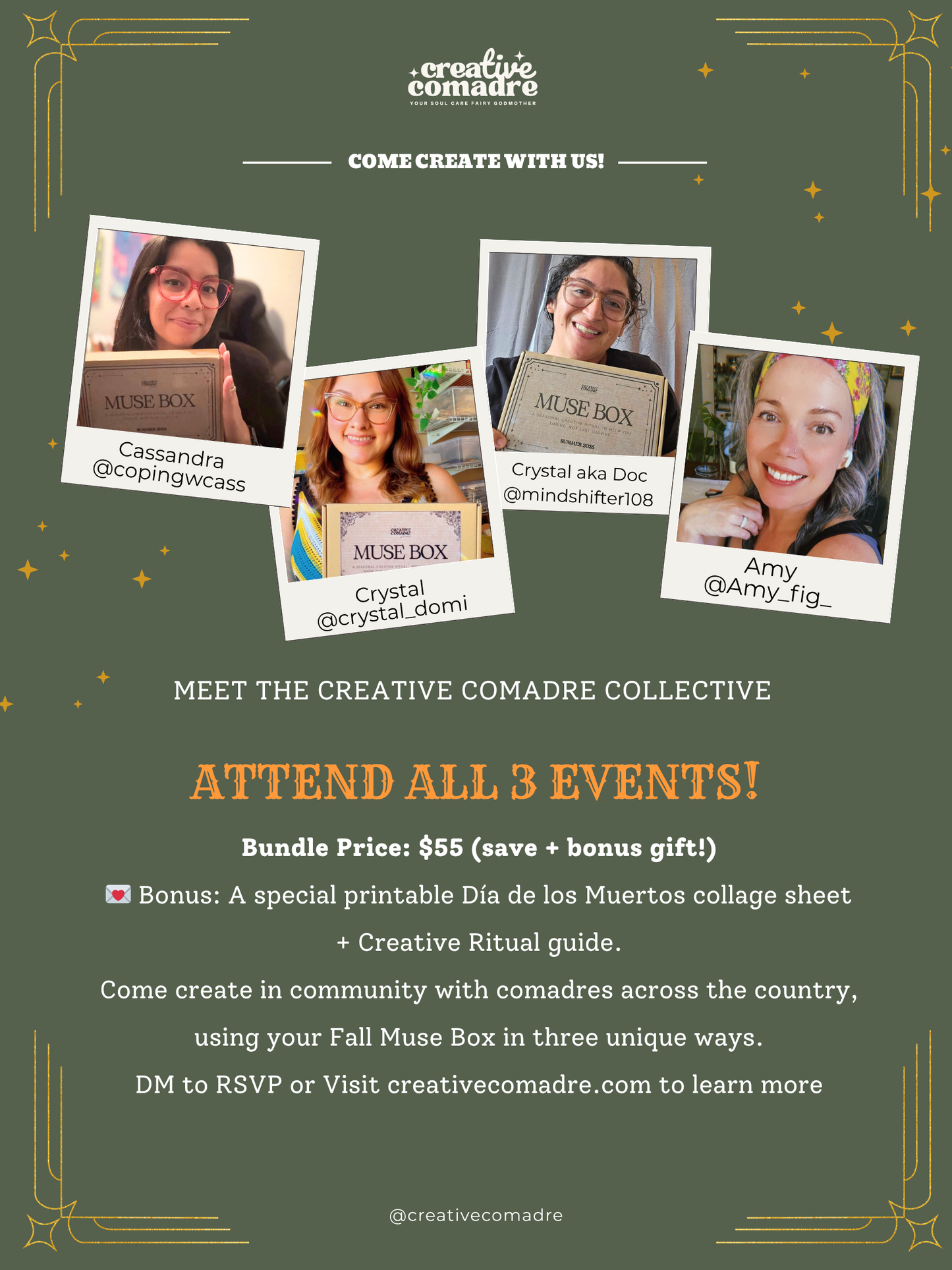 ✨ Creative Comadre Día de los Muertos Workshop Series