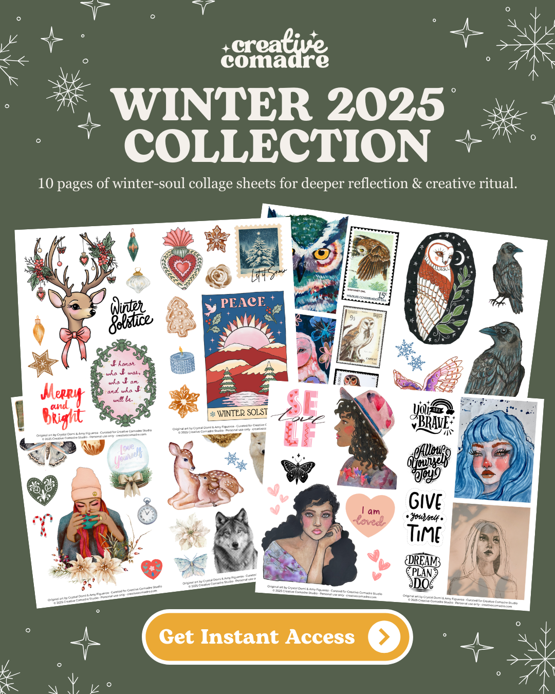 Winter 2025 Artist Collaboration Collection - Instant Digital Download